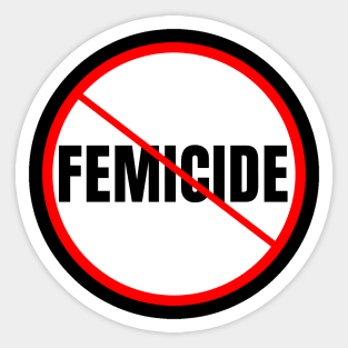 Femicide Awareness Sticker